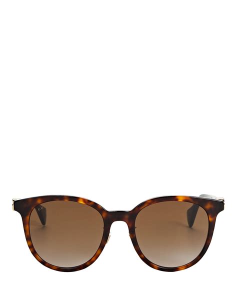 gucci brown round sunglasses|Gucci tortoise shell sunglasses.